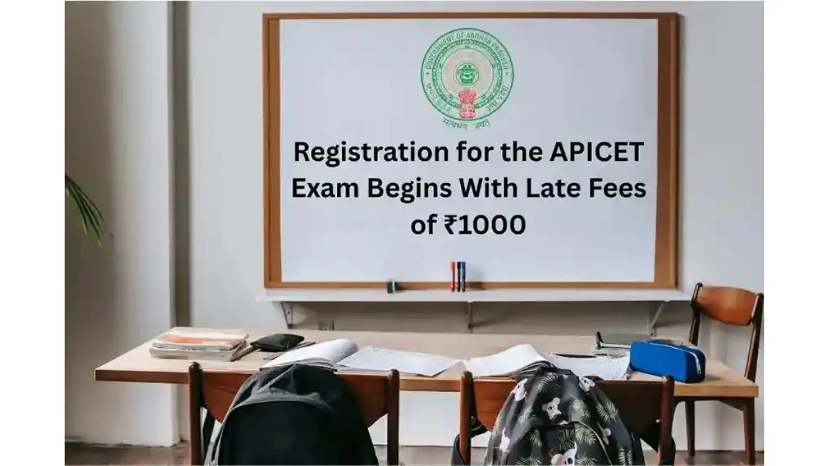 Registration for the APICET Exam Begins With Late Fees of ₹1000