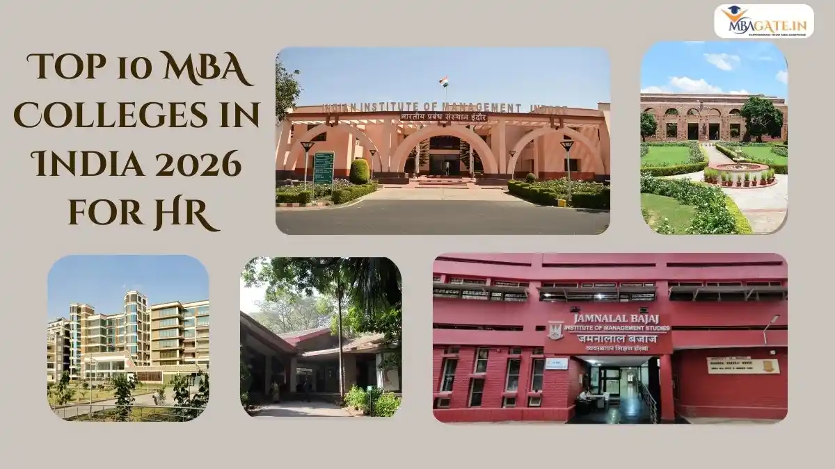 Top 10 MBA Colleges in India 2026 for HR:  Placement, Entrance exam, Fees and Salary Offered