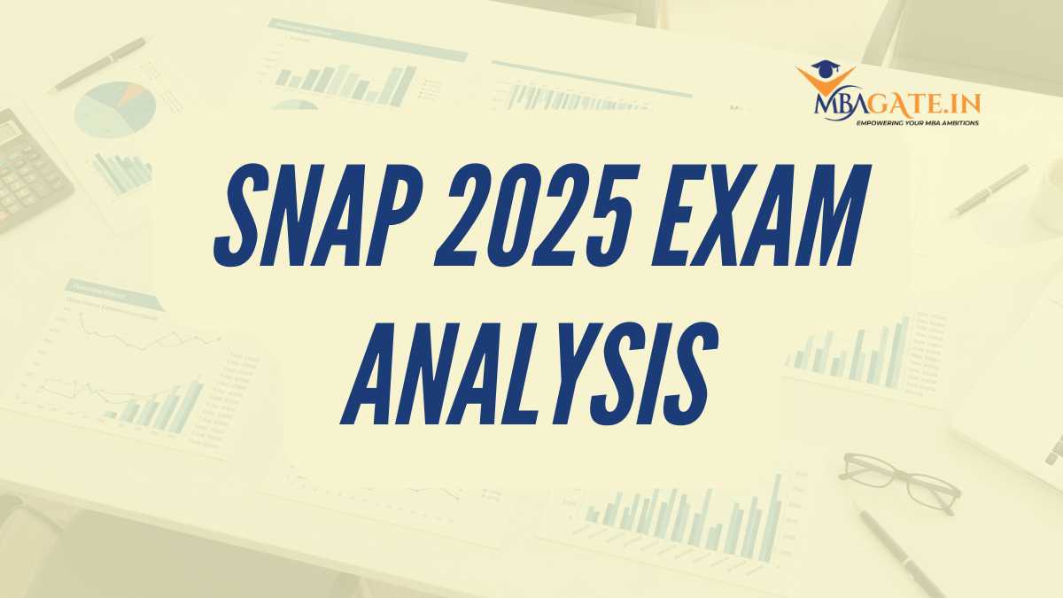 SNAP 2025 Exam Analysis - Difficulty, Good Attempts and Important Topics Explained