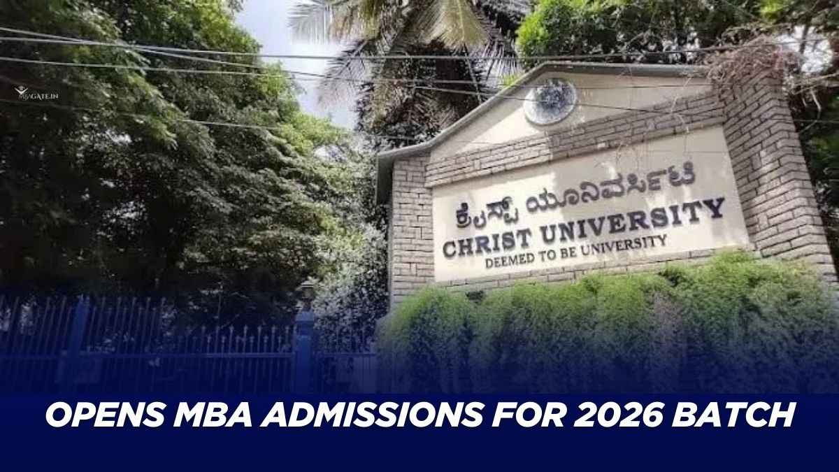 Christ University Opens MBA Admissions for 2026 Batch