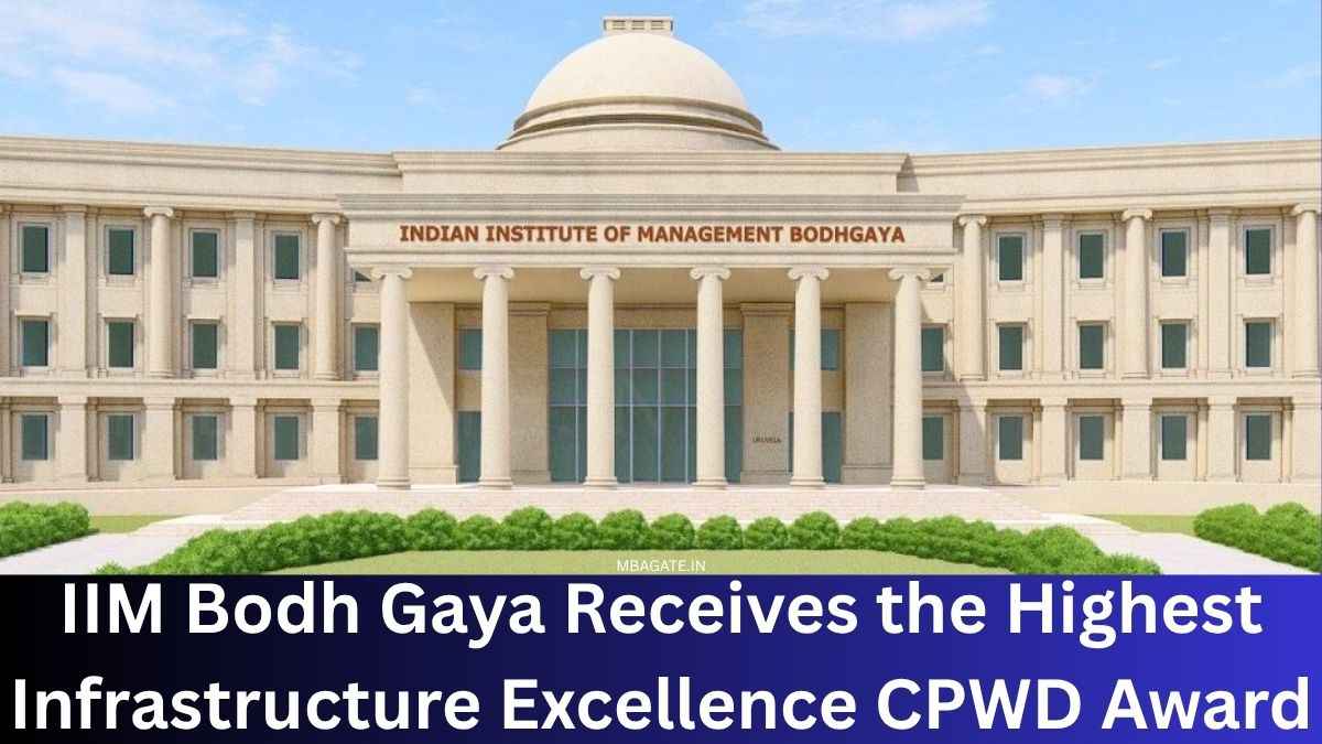 IIM Bodh Gaya Receives the Highest Infrastructure Excellence CPWD Award
