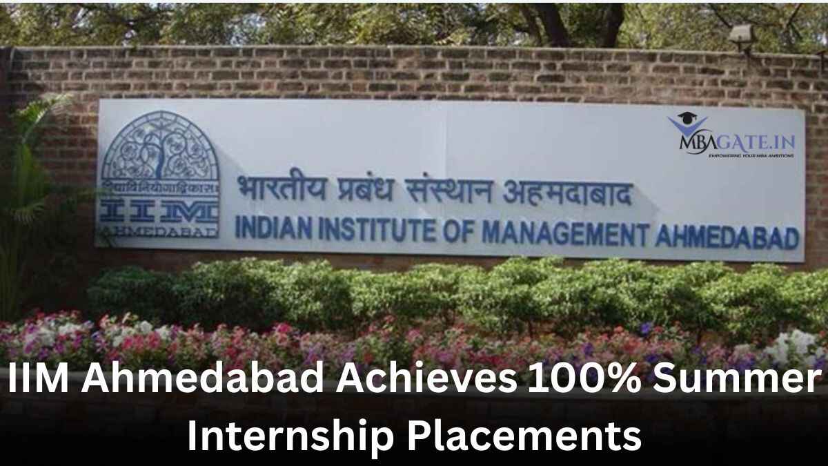 IIM Ahmedabad Achieves 100% Summer Internship Placements for the 2025 Cohort