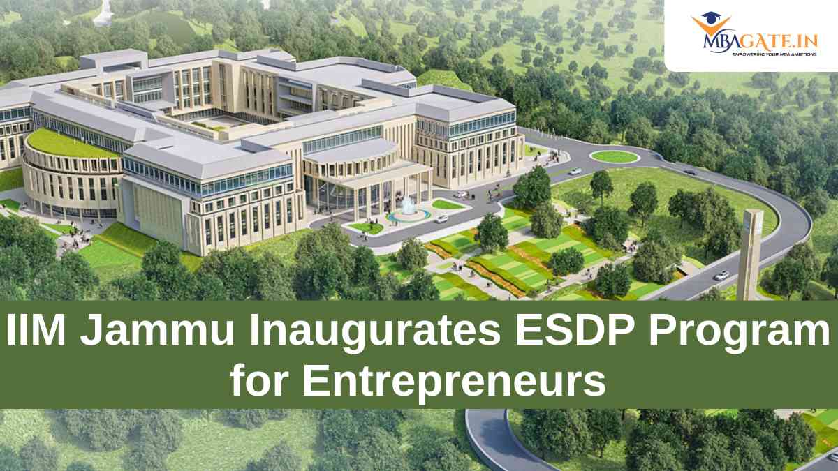 IIM Jammu Inaugurates ESDP Program for Entrepreneurs