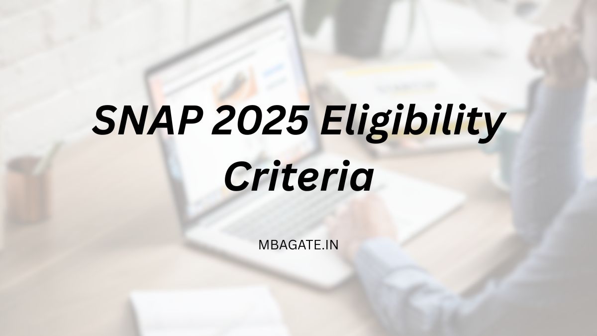 SNAP 2025 Eligibility Criteria & Reservation Policy For SIU Institutes