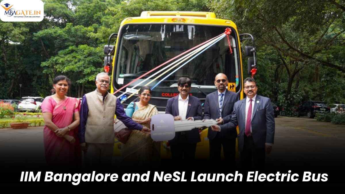 IIM Bangalore and NeSL Launch Electric Bus to Promote Green Mobility