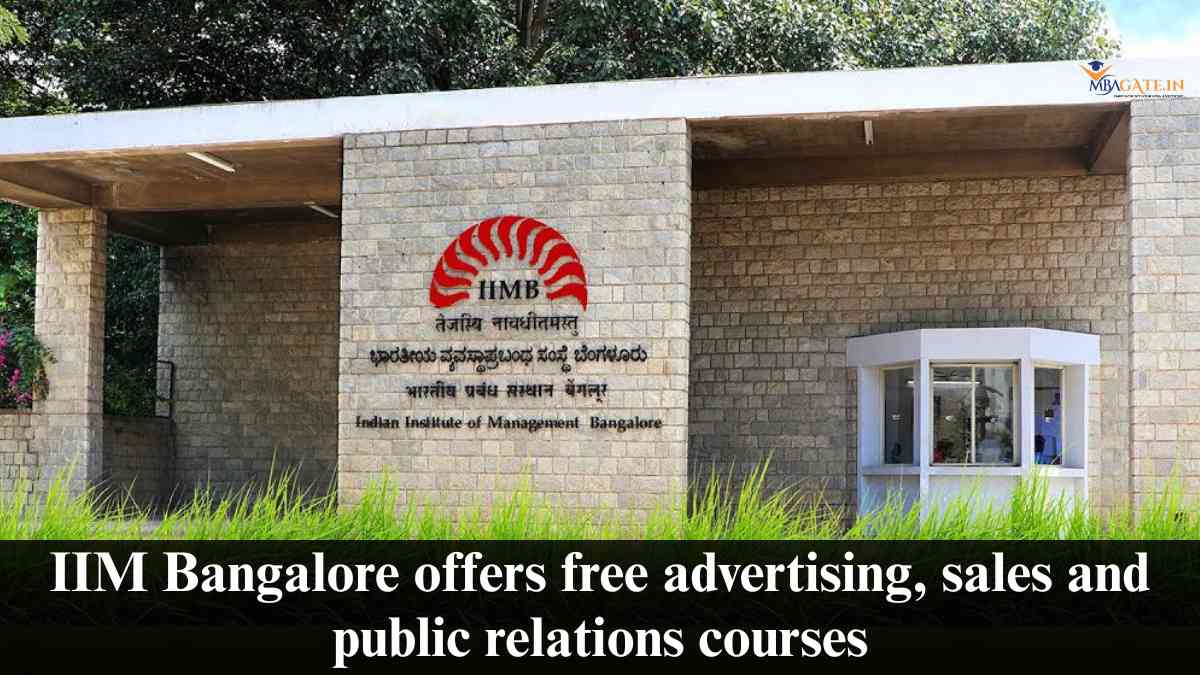 IIM Bangalore offers free advertising, sales and public relations courses