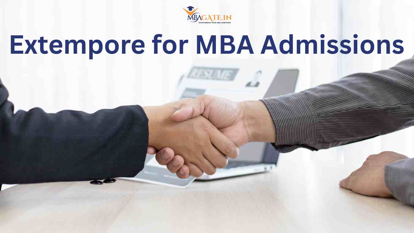 Extempore for MBA Admissions