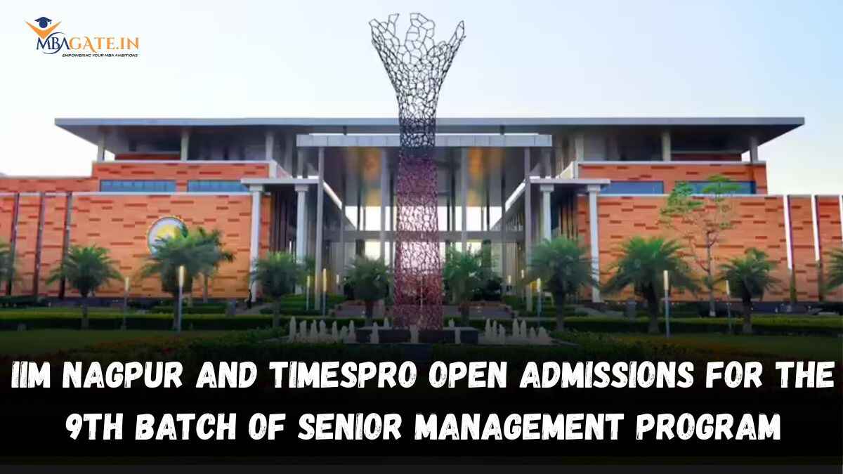 IIM Nagpur and TimesPro Open Admissions for the 9th Batch of Senior Management Program