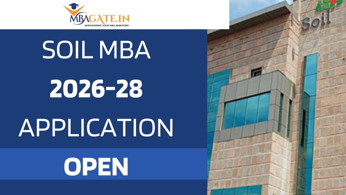 SOIL MBA 2026-28 Application Open Until January 18, 2026
