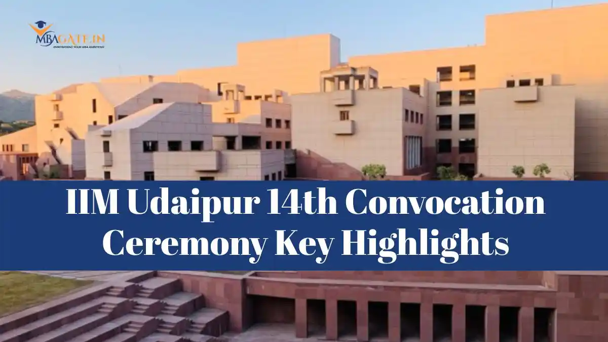 IIM Udaipur 14th Convocation Ceremony Key Highlights