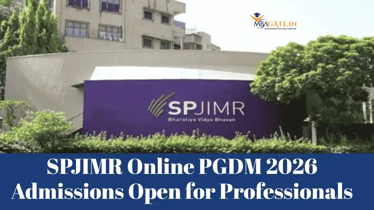 SPJIMR Online PGDM 2026 Admissions Open for Professionals