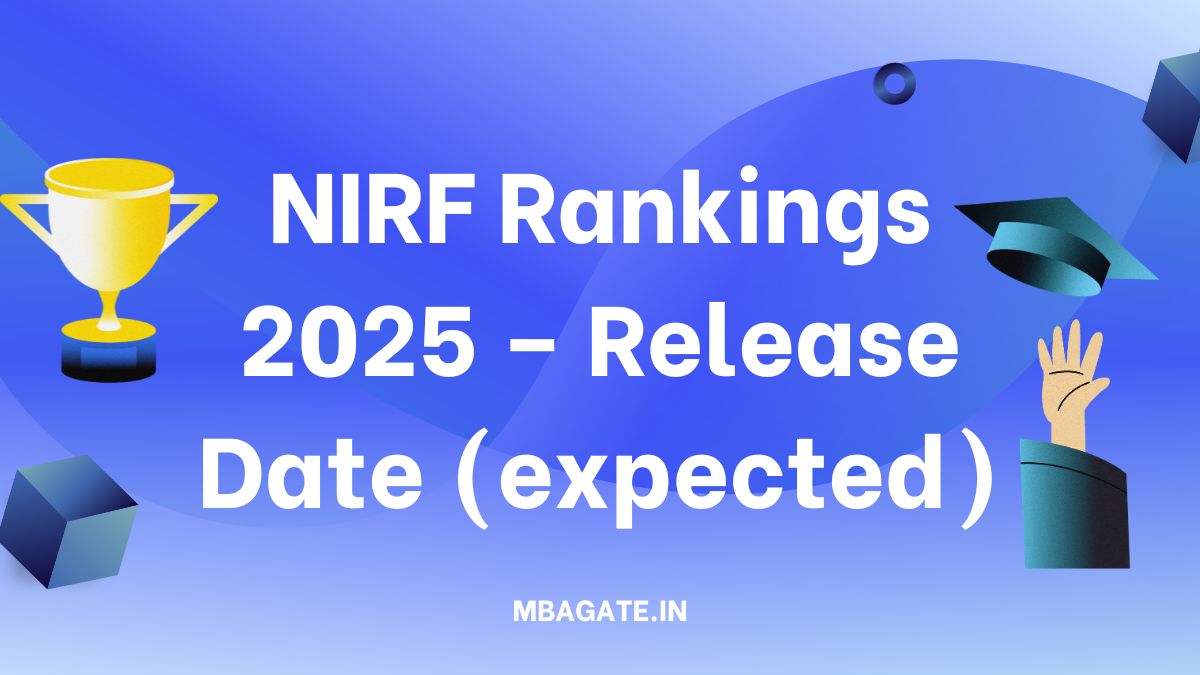 NIRF Rankings 2025 – Release Date (expected)
