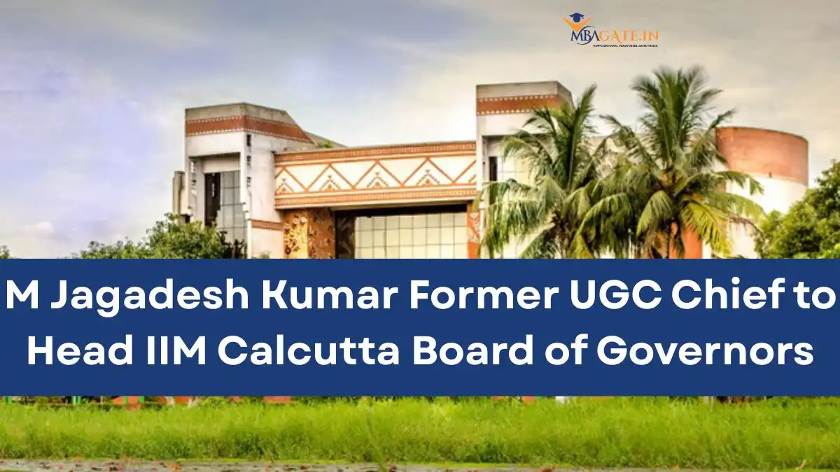 M Jagadesh Kumar Former UGC Chief to Head IIM Calcutta Board of Governors