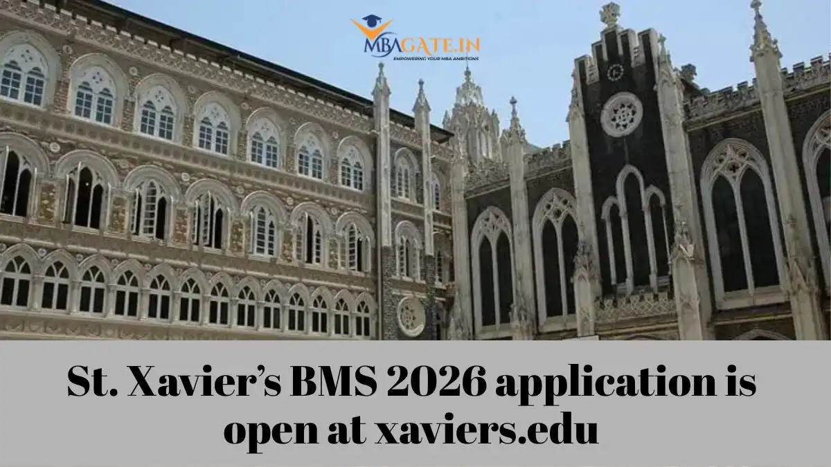 St. Xavier’s BMS 2026 application is open at xaviers.edu