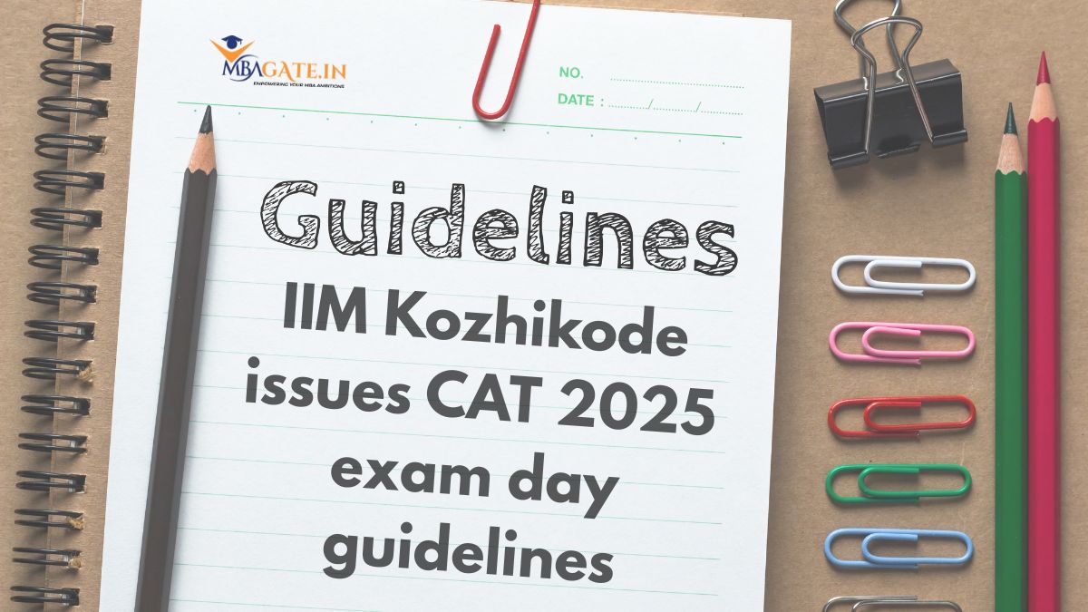IIM Kozhikode issues CAT 2025 exam day guidelines for November 30