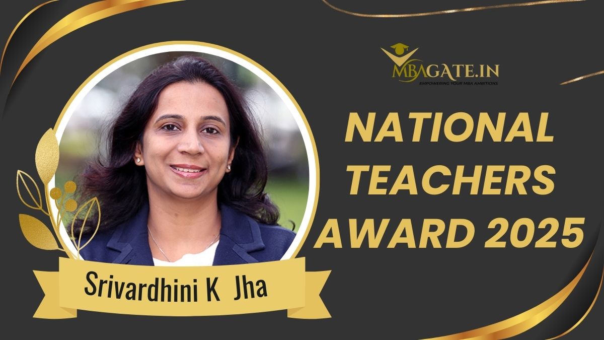 NATIONAL TEACHERS' AWARD 2025: Professor Srivardhini K. Jha from IIM Bangalore is awarded for pioneering entrepreneurship education in India