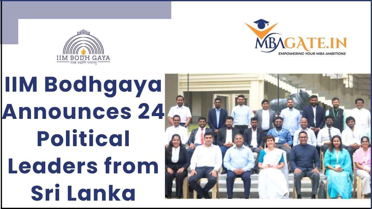 IIM Bodhgaya Announces 24 Political Leaders from Sri Lanka