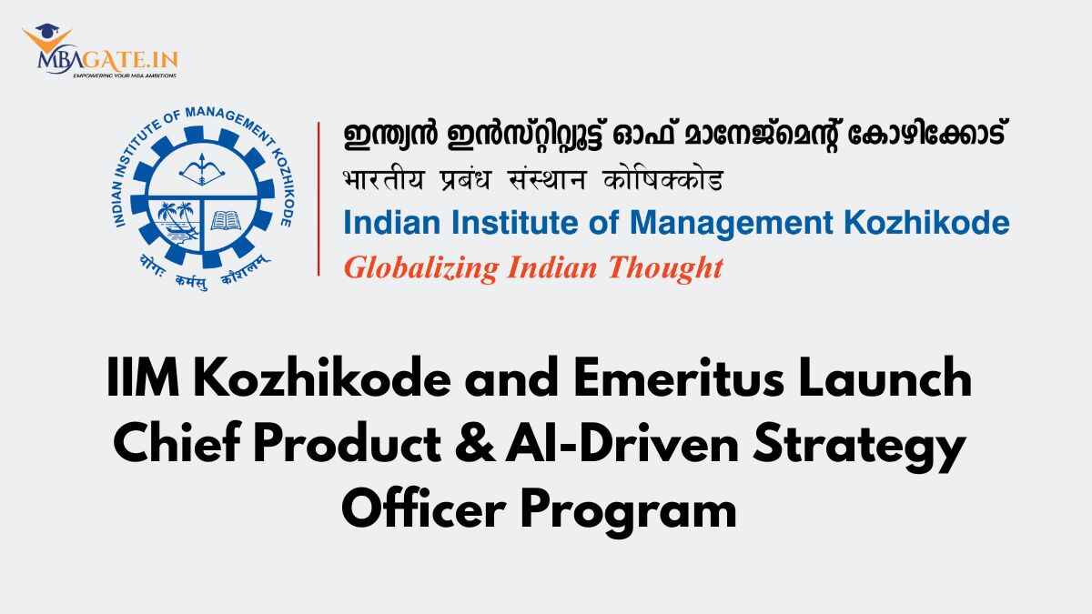 IIM Kozhikode and Emeritus Launch Chief Product & AI-Driven Strategy Officer Program to Develop AI-First Product Leaders