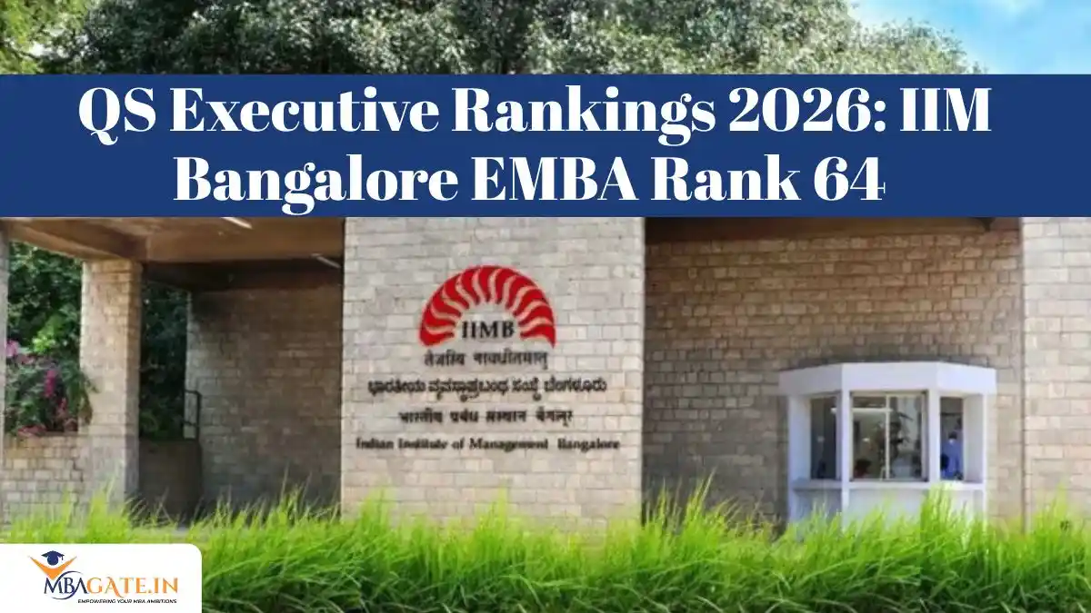 QS Executive Rankings 2026: IIM Bangalore EMBA Rank 64