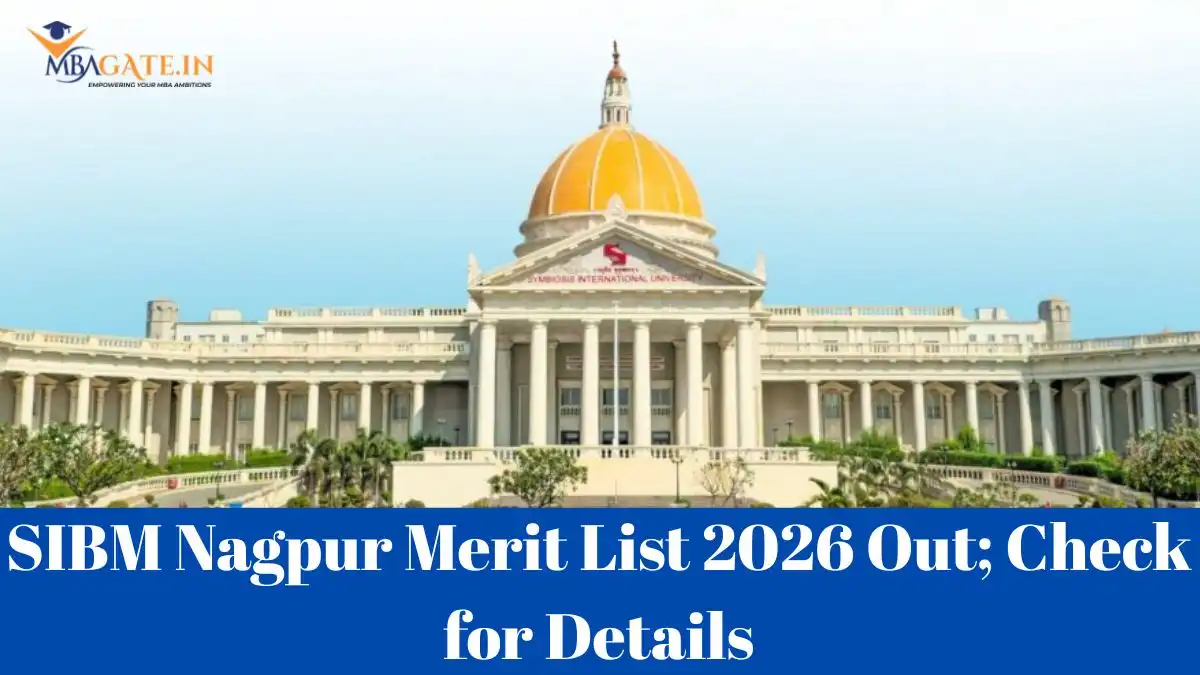 SIBM Nagpur Merit List 2026 Out; Check for Details