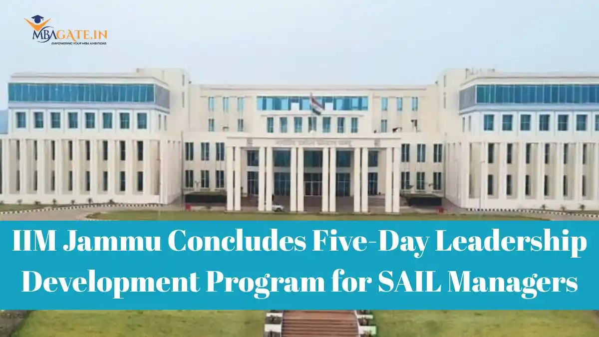 IIM Jammu Concludes Five-Day Leadership Development Program for SAIL Managers