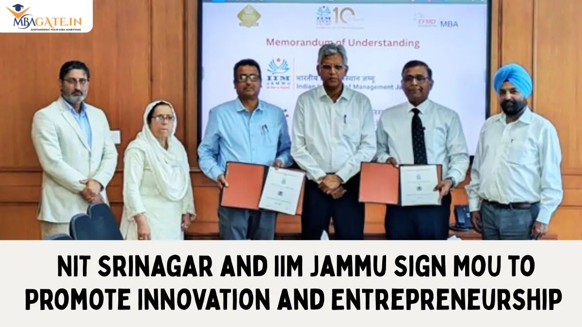 NIT Srinagar and IIM Jammu Sign MoU to Promote Innovation and Entrepreneurship