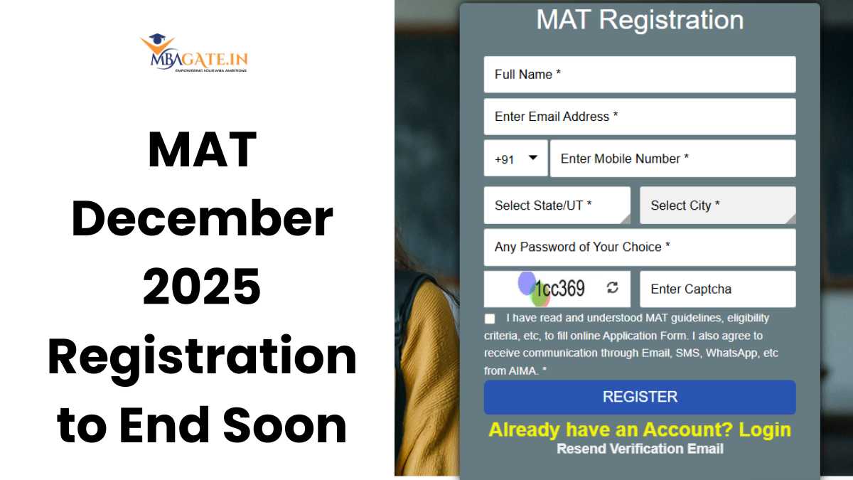MAT December 2025 Registration to End Soon - Last Date for PBT is 7 December