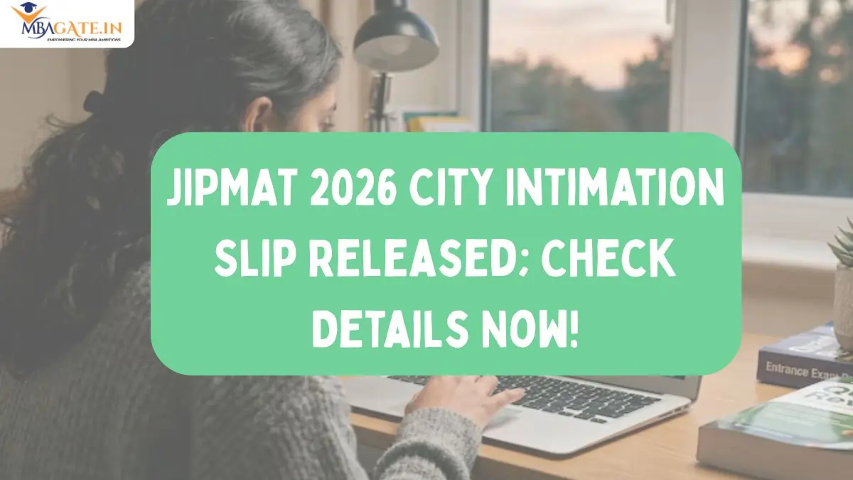 JIPMAT 2026 City Intimation Slip Released; Check Details Now!