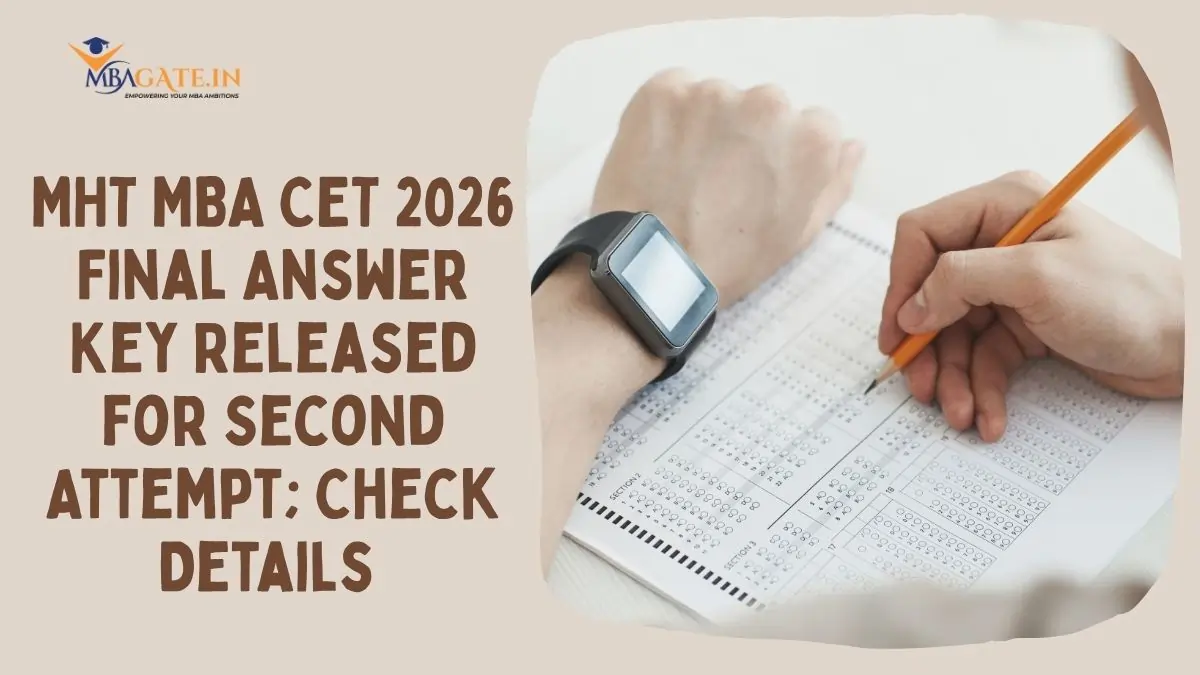MHT MBA CET 2026 Final Answer Key Released for Second Attempt; Check Details