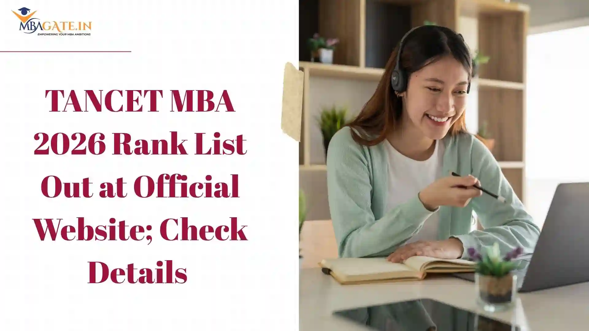 TANCET MBA 2026 Rank List Out at Official Website; Check Details