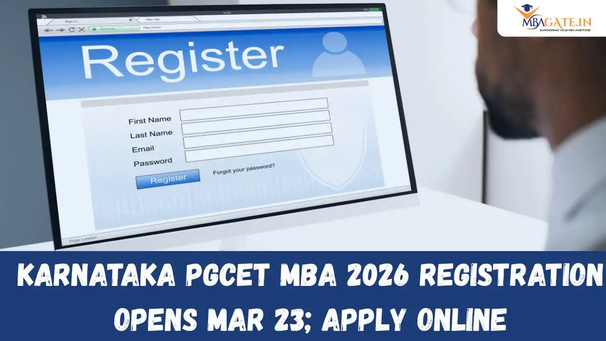 Karnataka PGCET MBA 2026 Registration Opens Mar 23; apply online