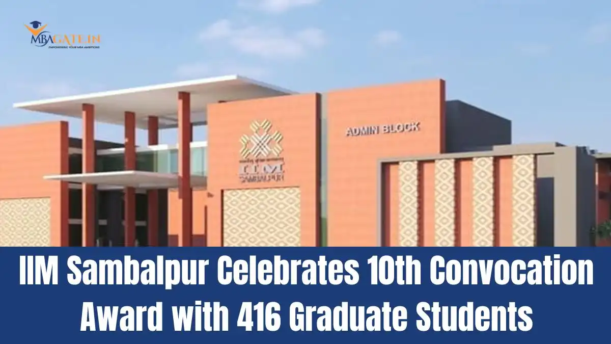 IIM Sambalpur Celebrates 10th Convocation  Award with 416 Graduate Students