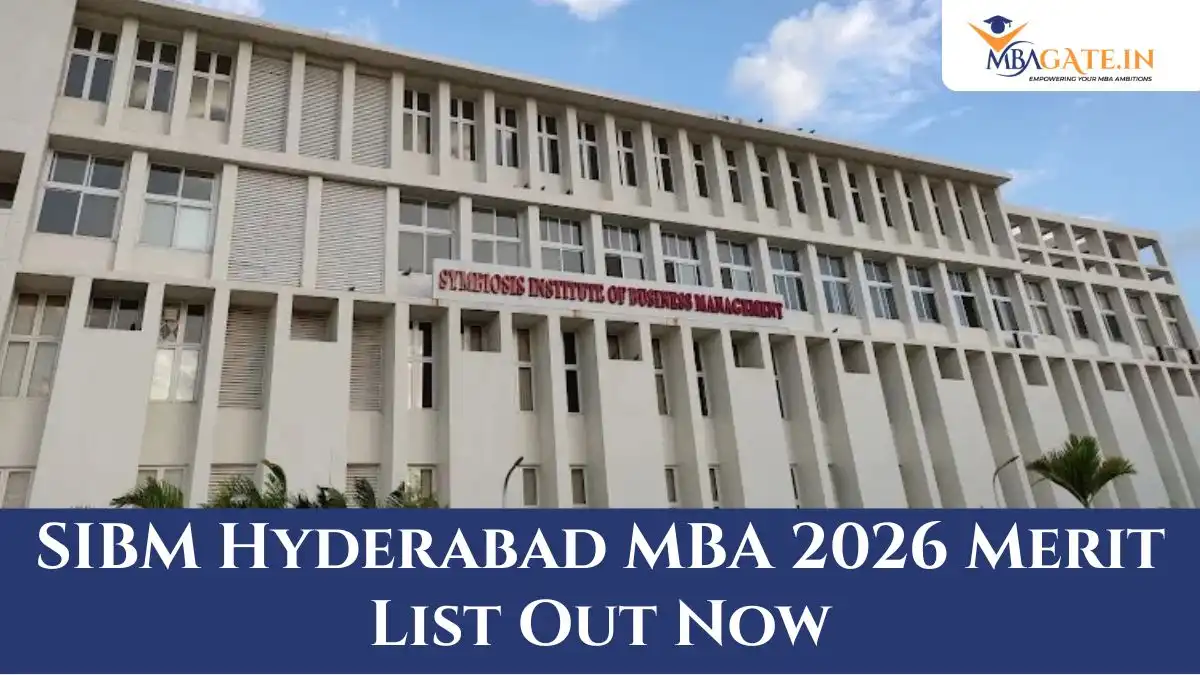 SIBM Hyderabad MBA 2026 Merit List Out Now