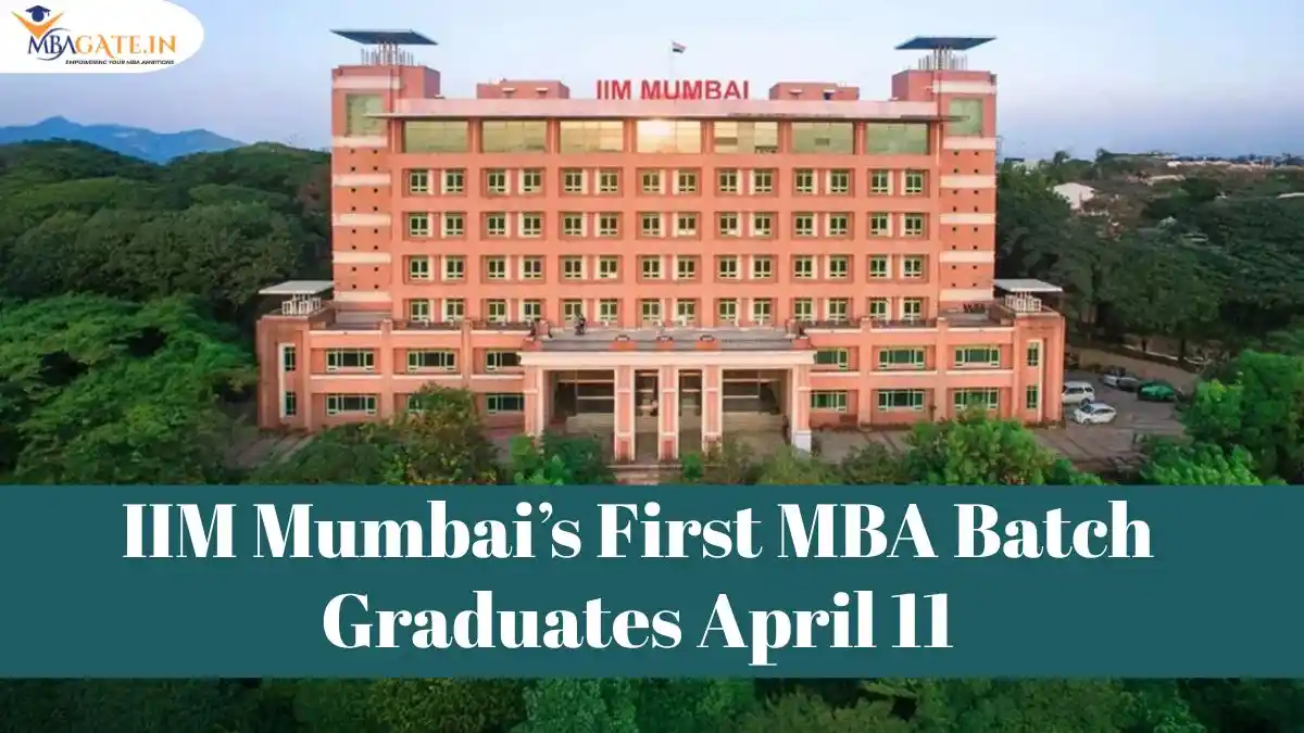 IIM Mumbai’s First MBA Batch Graduates April 11