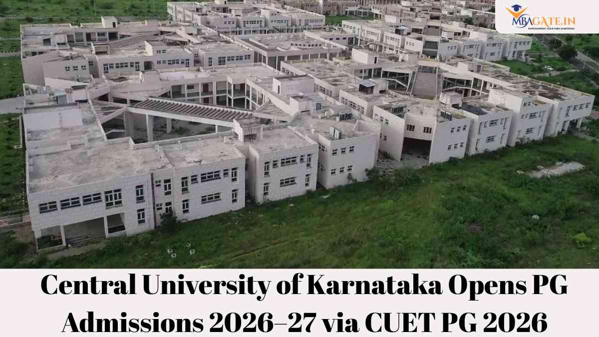 Central University of Karnataka Opens PG Admissions 2026–27 via CUET PG 2026