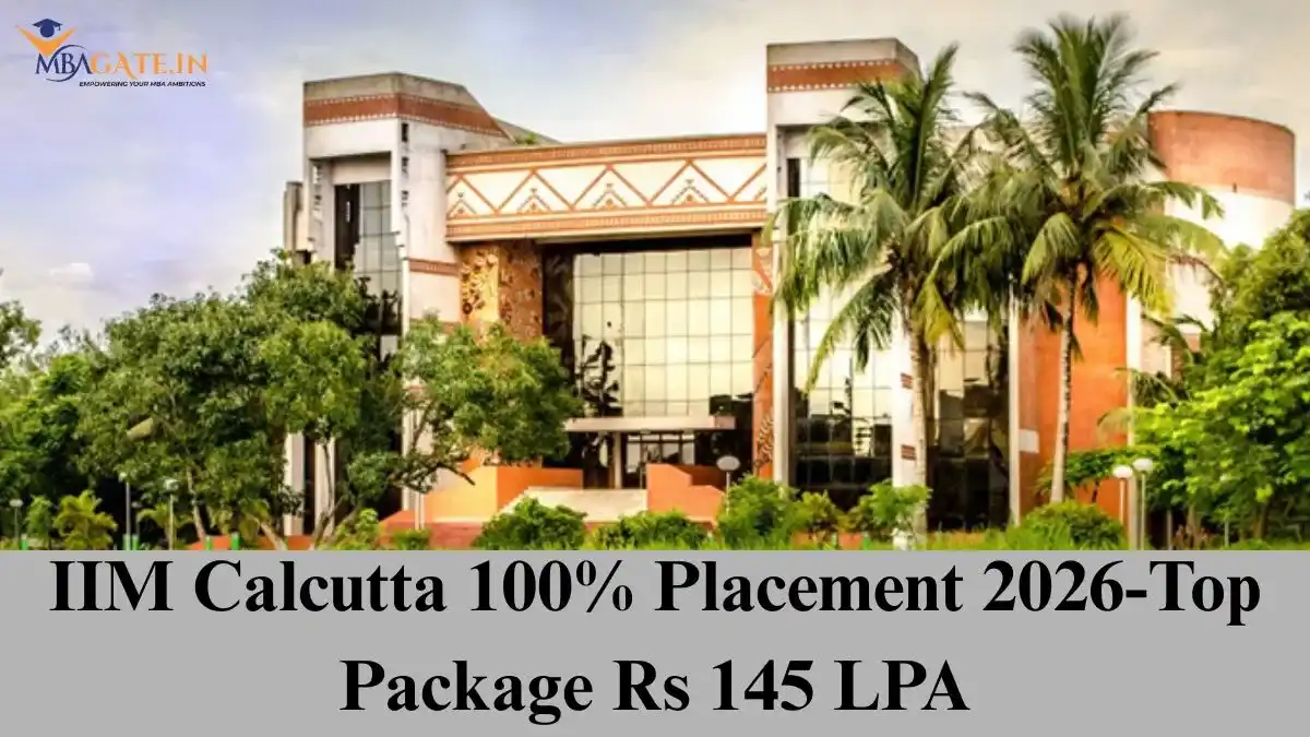IIM Calcutta 100% Placement 2026-Top Package Rs 145 LPA