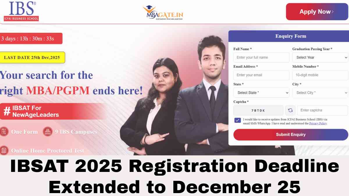 IBSAT 2025 Registration Deadline Extended to December 25