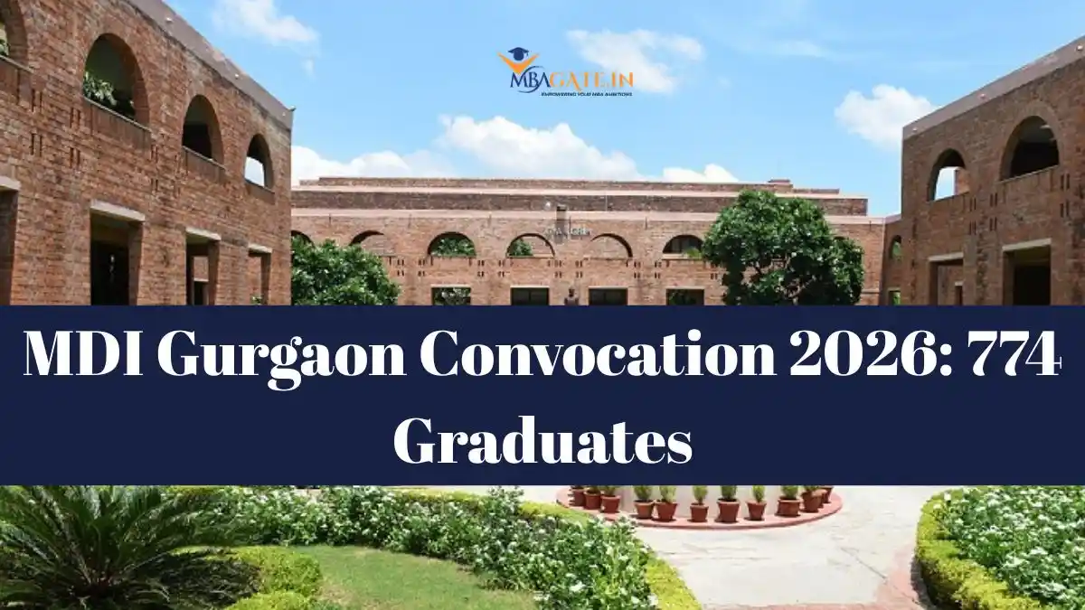 MDI Gurgaon Convocation 2026: 774 Graduates