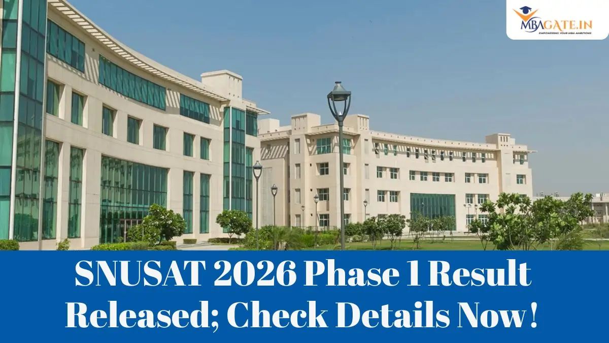 SNUSAT 2026 Phase 1 Result Released; Check Details Now!