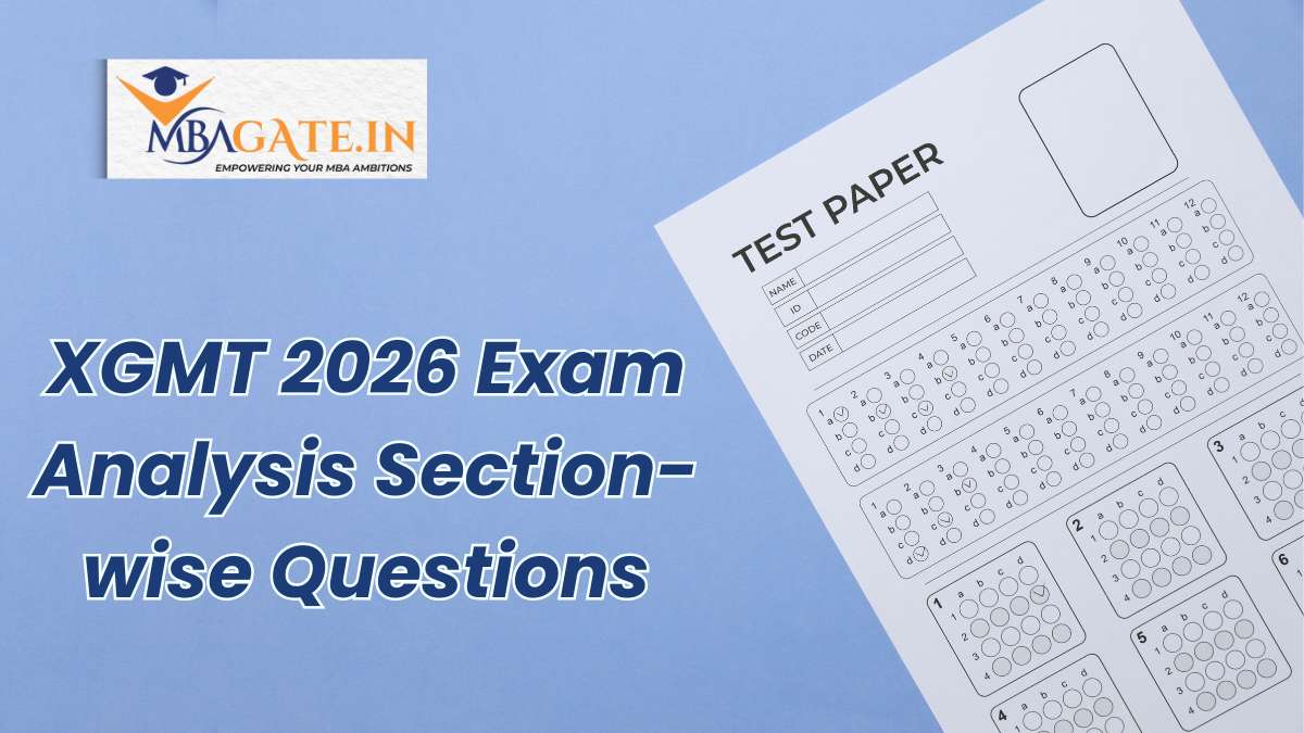 XGMT 2026 Exam Analysis Section-wise Questions, Difficulty Level and Expected Cutoff