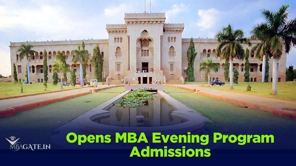 Osmania University Opens MBA Evening Program Admissions 2025–2026