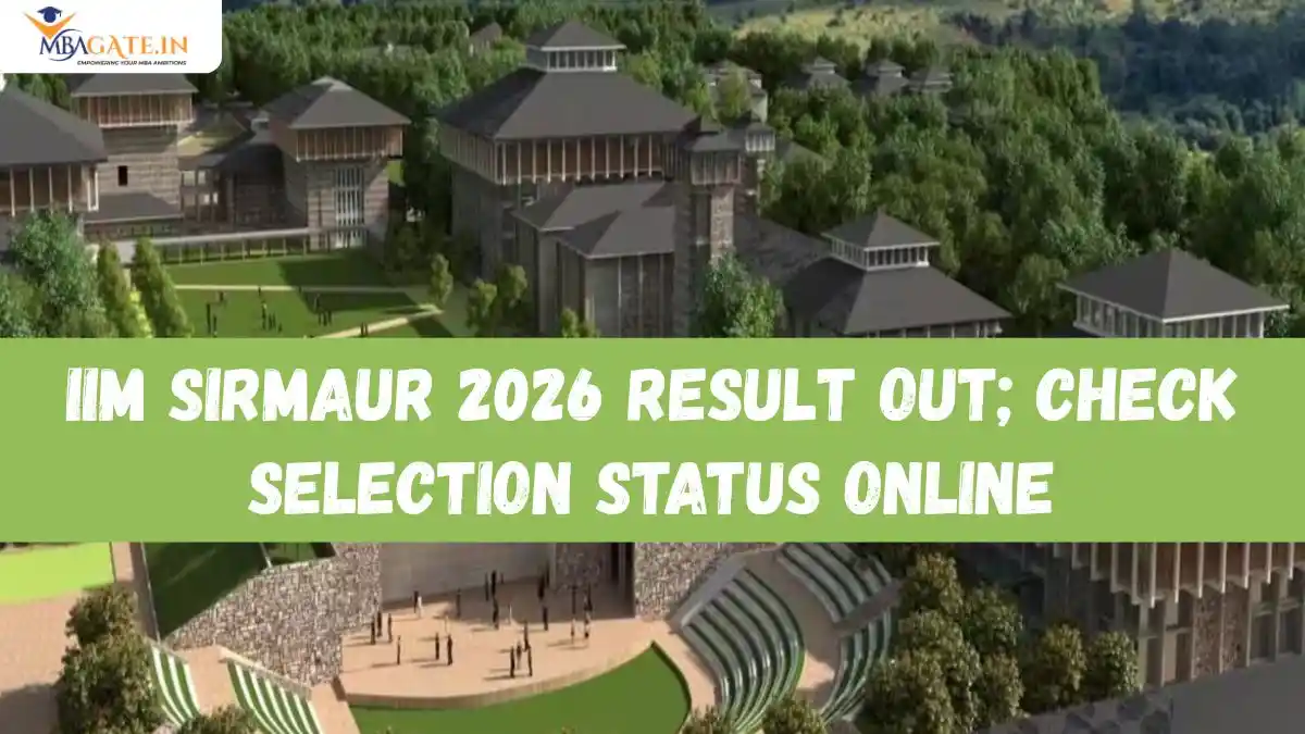 IIM Sirmaur 2026 Result Out; Check Selection Status Online
