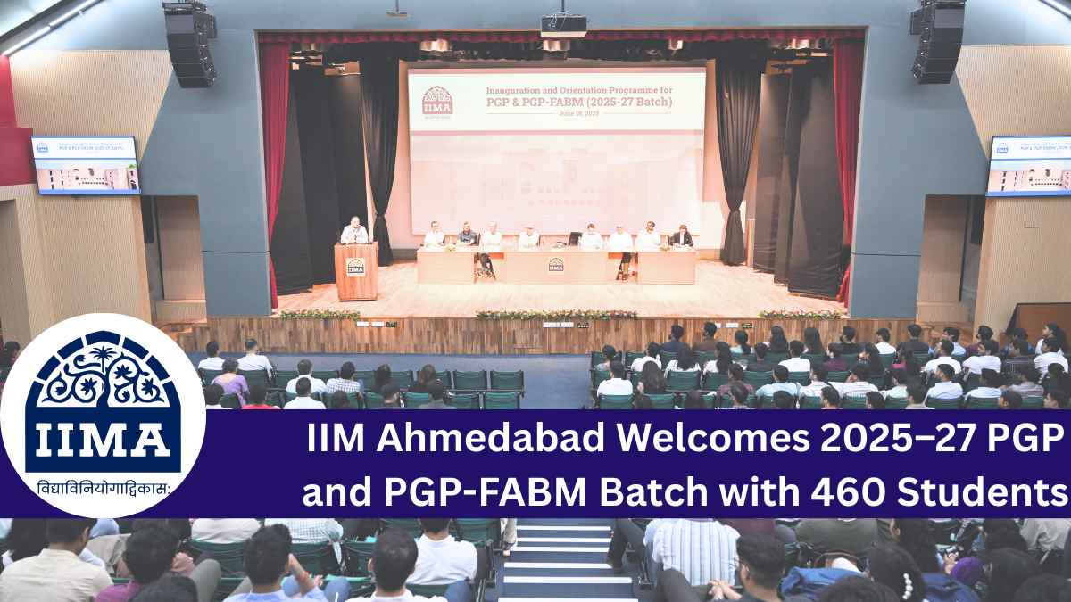 IIM Ahmedabad Welcomes 2025–27 PGP and PGP-FABM Batch with 460 Students