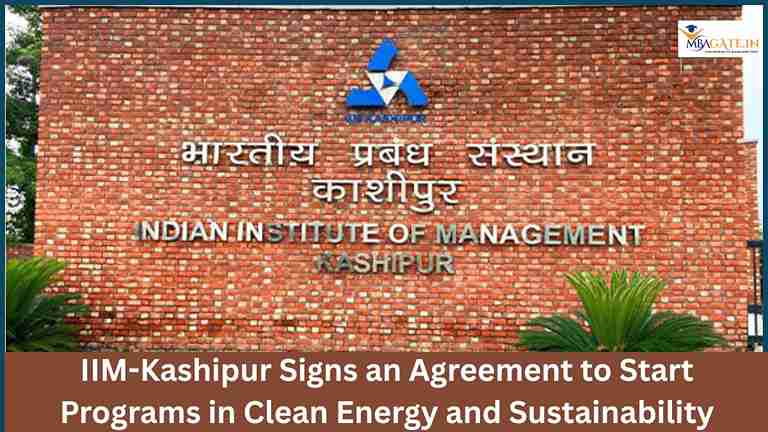 IIM-Kashipur Signs an Agreement to Start Programs in Clean Energy and Sustainability