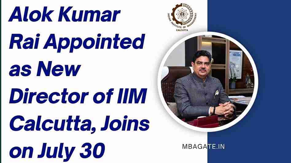 Alok Kumar Rai Appointed as New Director of IIM Calcutta, Joins on July 30