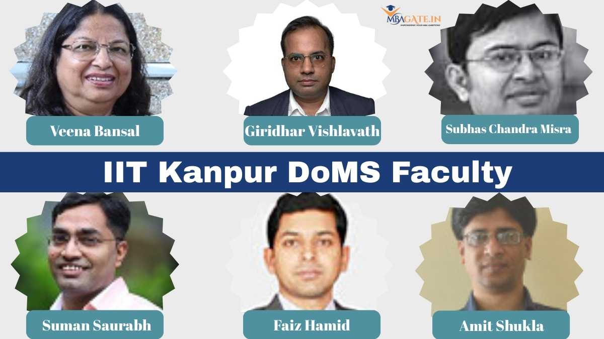 IIT Kanpur DoMS Faculty