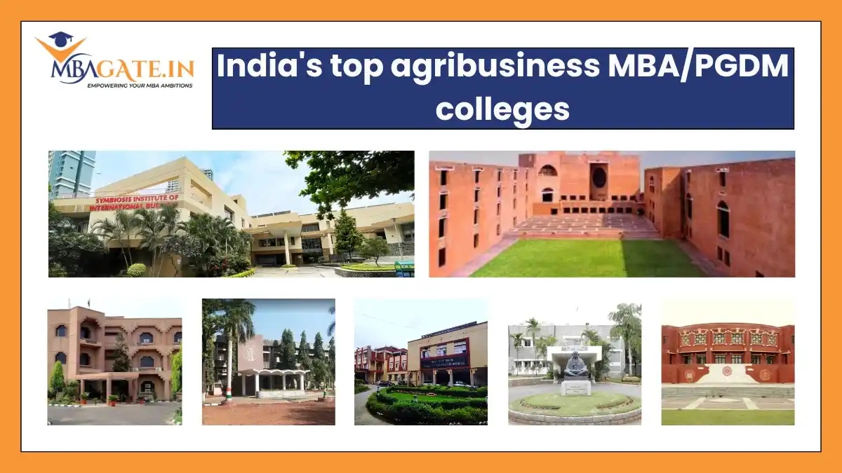 India's top agribusiness MBAPGDM colleges