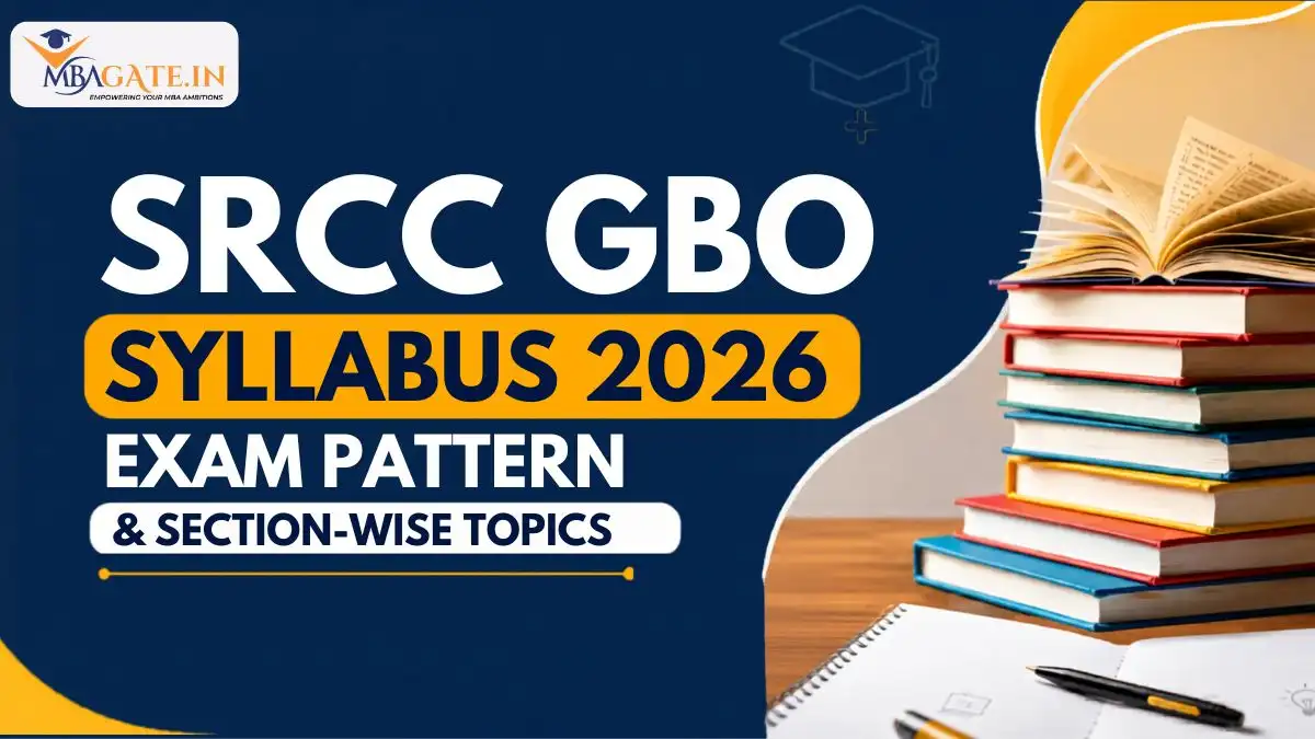 SRCC GBO Syllabus 2026 - Exam Pattern, Section-wise Topics, Weightage, Recommended Books & Preparation Tips