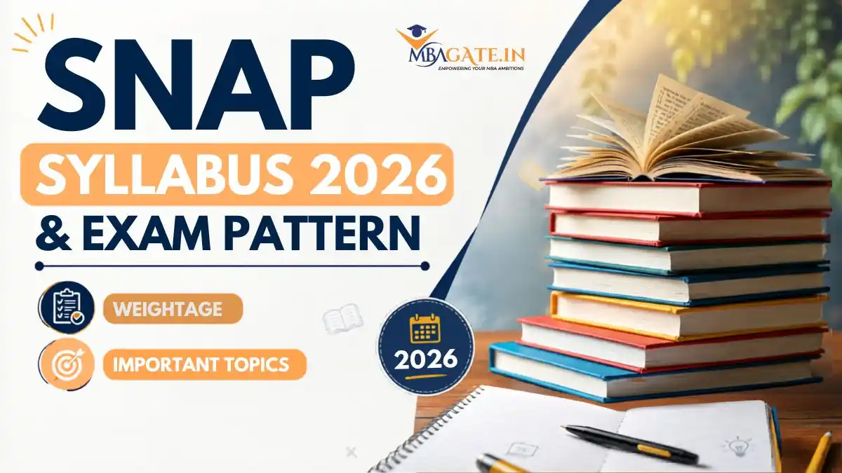 SNAP Syllabus 2026 & Exam Pattern, Weightage & Important Topics