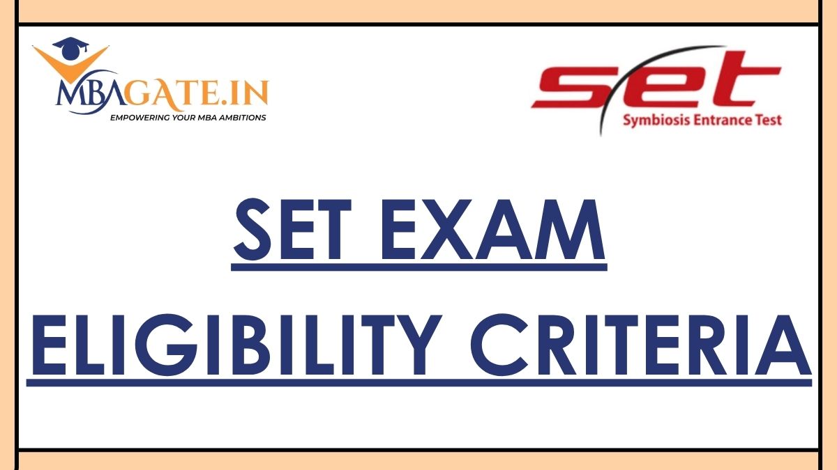 SET Exam Eligibility Criteria